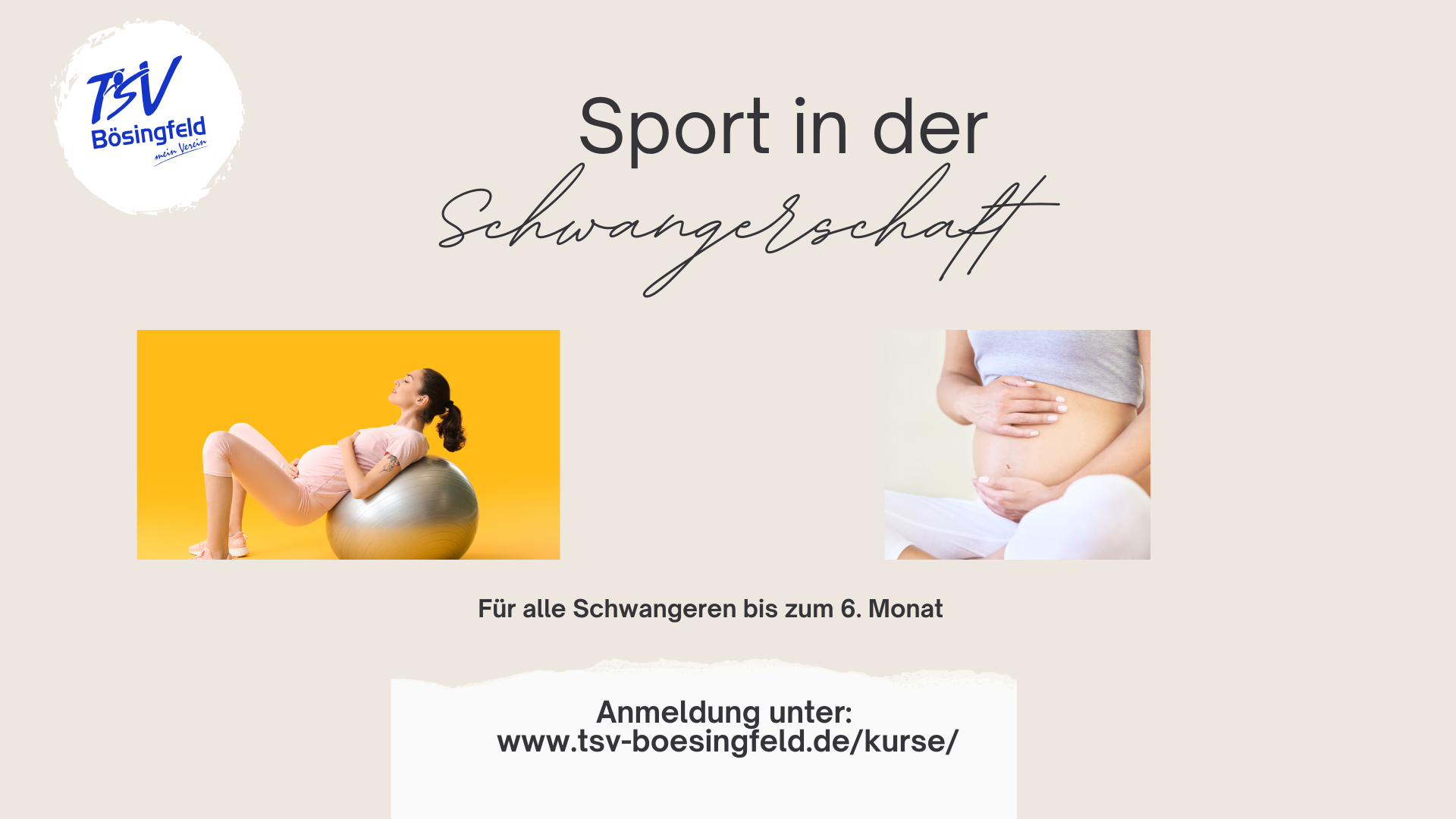 Sport in der Schwangerschaft