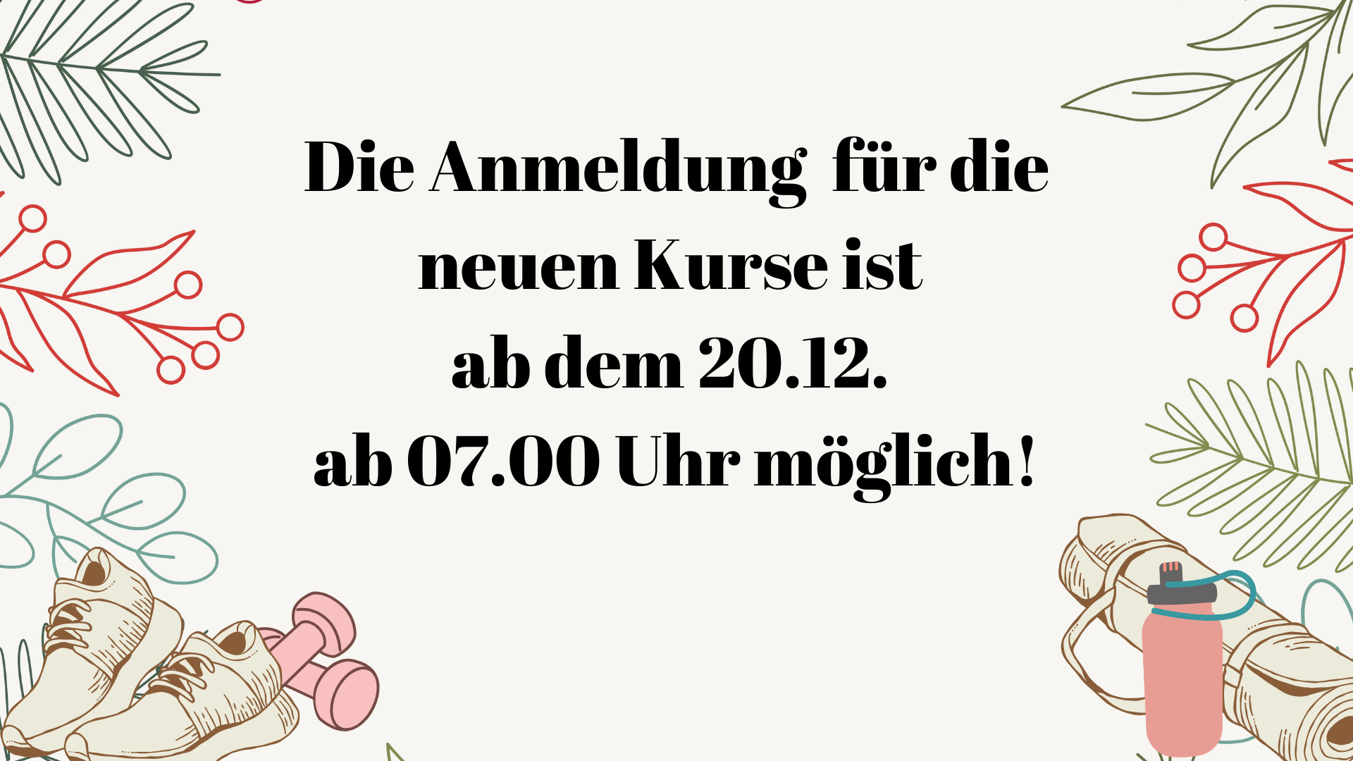 Neue Kurse 2026 Neue Kurse 2026