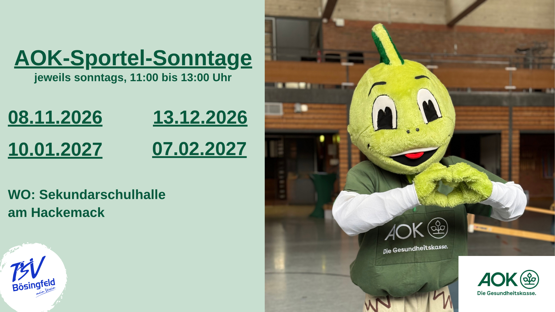 AOK Sportel-Sonntage
